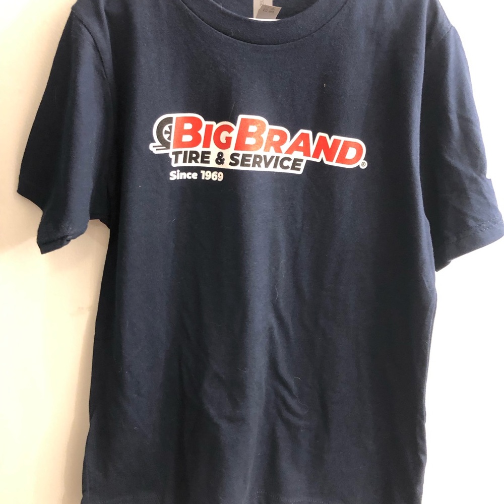 Next Level Apparel Kids Navy Graphic Tee
